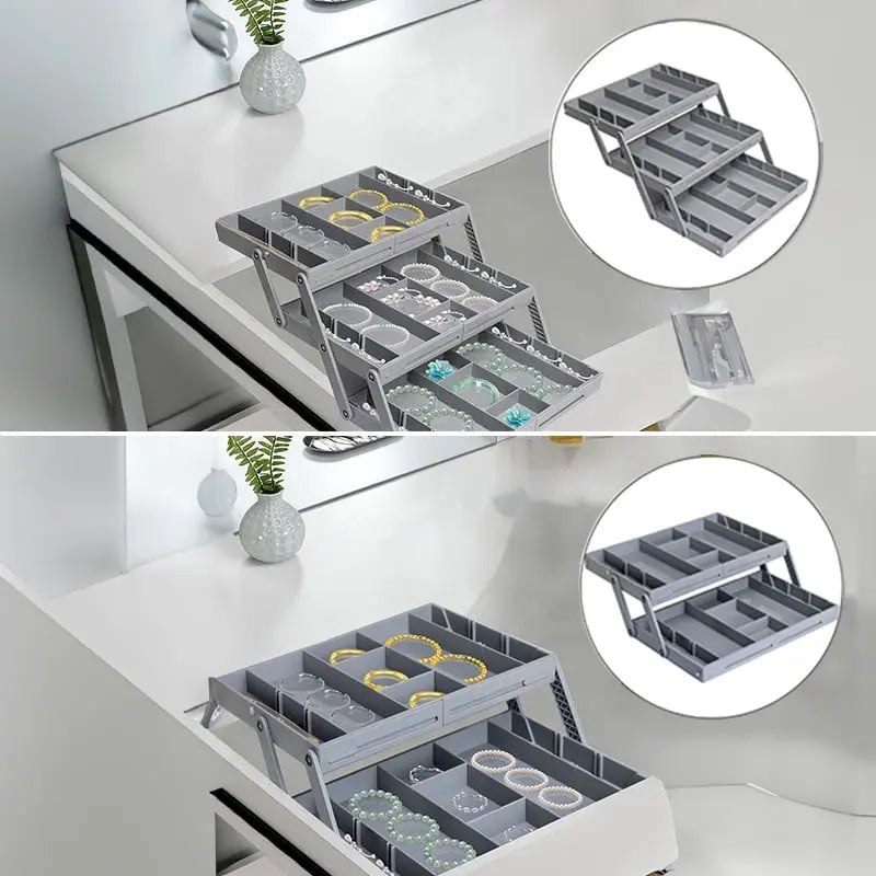 BowLift | 3-tier Smart Drawer Organizer – Makes optimal use of storage space