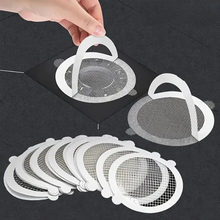 BowLift | 30 Piece Disposable Drain Strainers – Effective Dirt and Hair Catchers