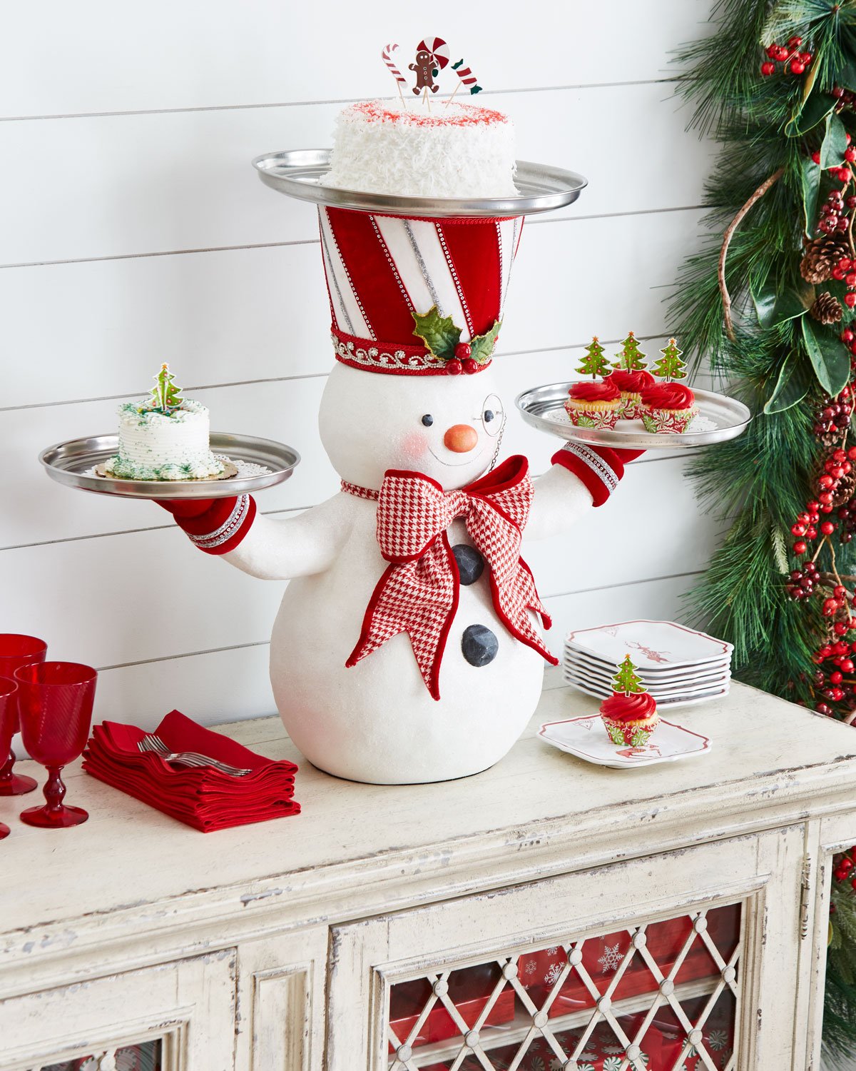 BowLift | Christmas Snowman Treats Holder