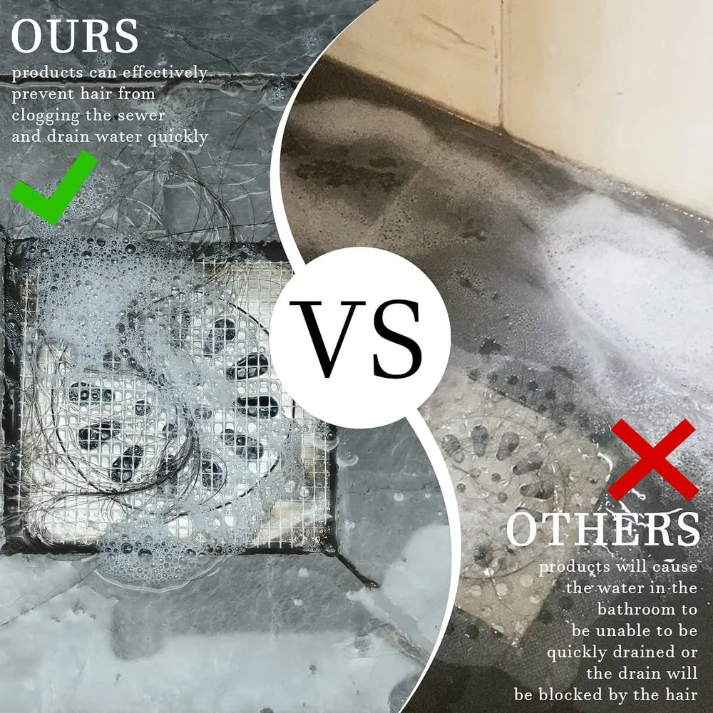 BowLift | 30 piece set hair sieves for drains – self-adhesive disposable filters for shower & sink!