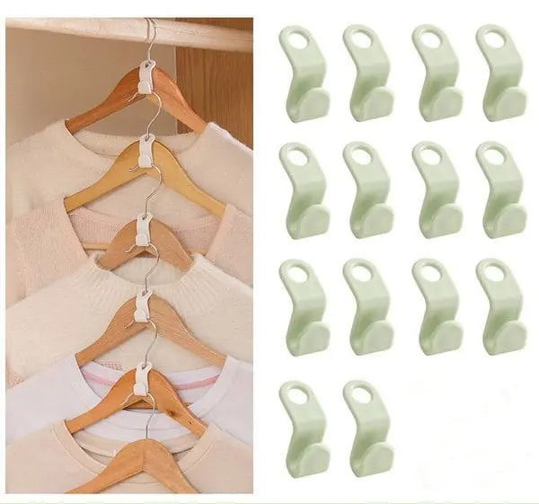 BowLift | 30-Piece Clothes Hanger Connector Set – Space-Saving Organization in the Closet