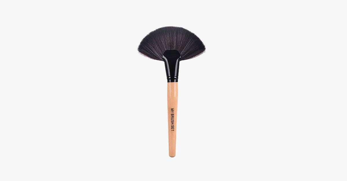 BowLift | Big Fan Makeup Brush - Single soft brush for powder, foundation & blush