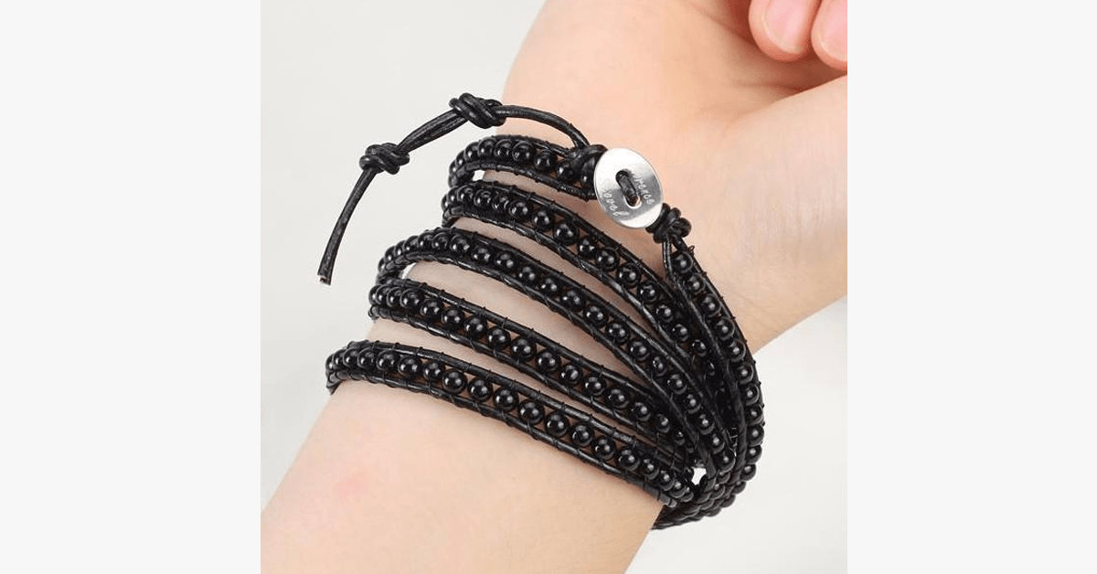 BowLift | Black on black pearl bracelet
