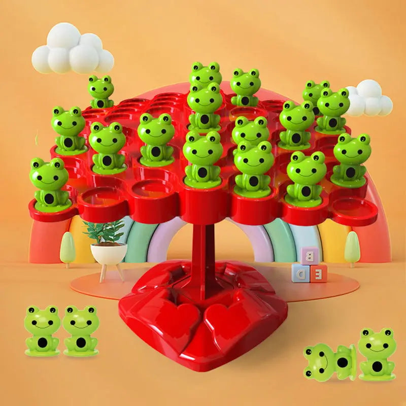 BowLift | Frog Balance Game Set – Montessori Toy for Promoting Motor Skills in Children