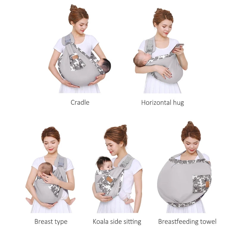 BowLift | Comfortable Baby Sling with Breathable Material – Supports Back and Neck – For Newborns and Toddlers