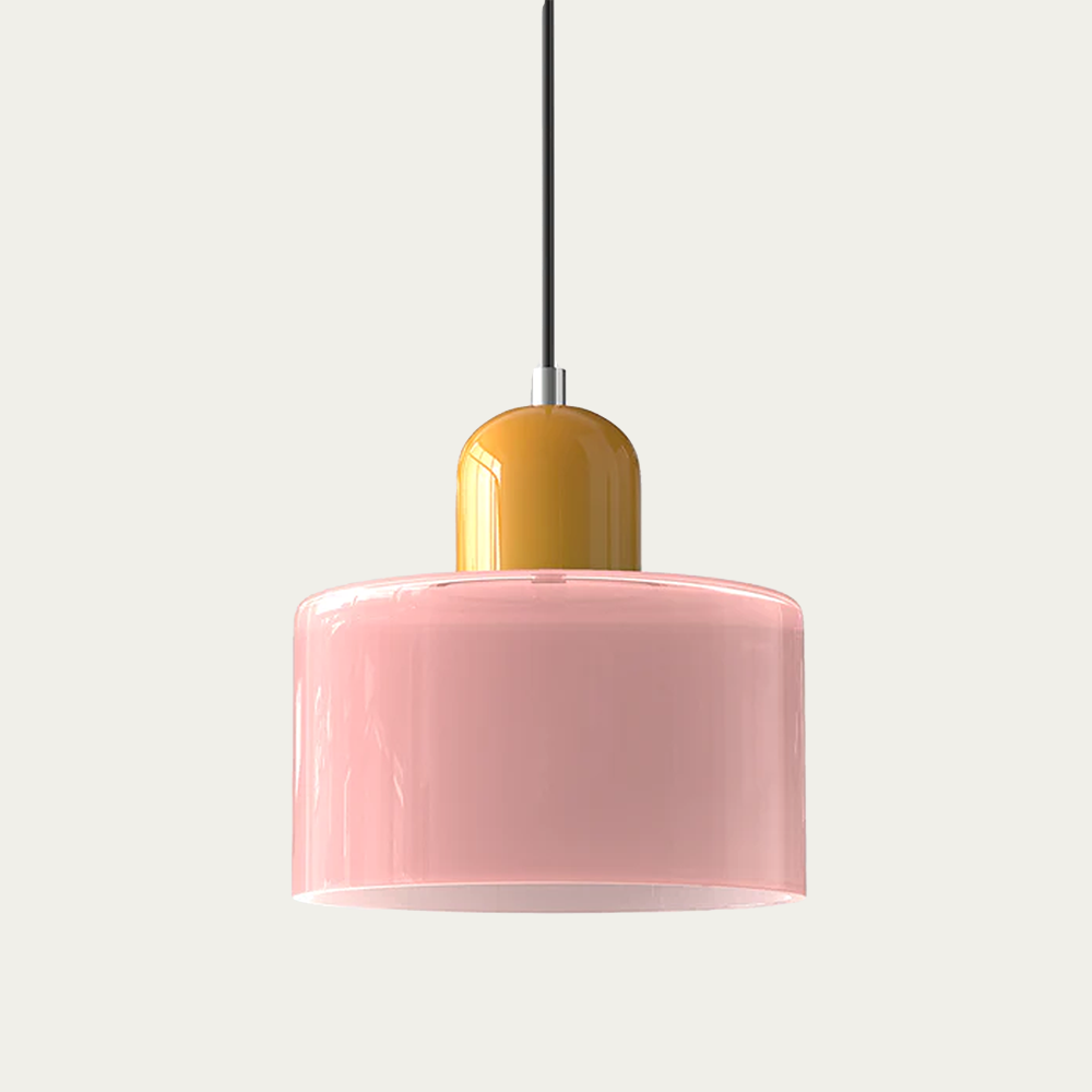 BowLift | Glass light in subtle colors of the kitchen