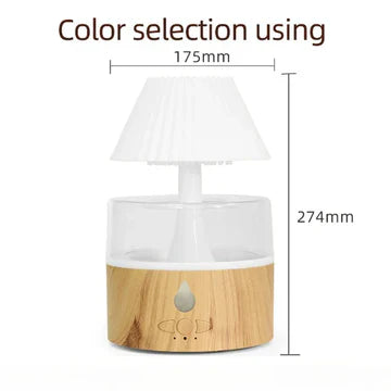 BowLift | Rain Cloud Humidifier - Cool Mist Aromatherapy Diffuser, USB-Powered with Night Light