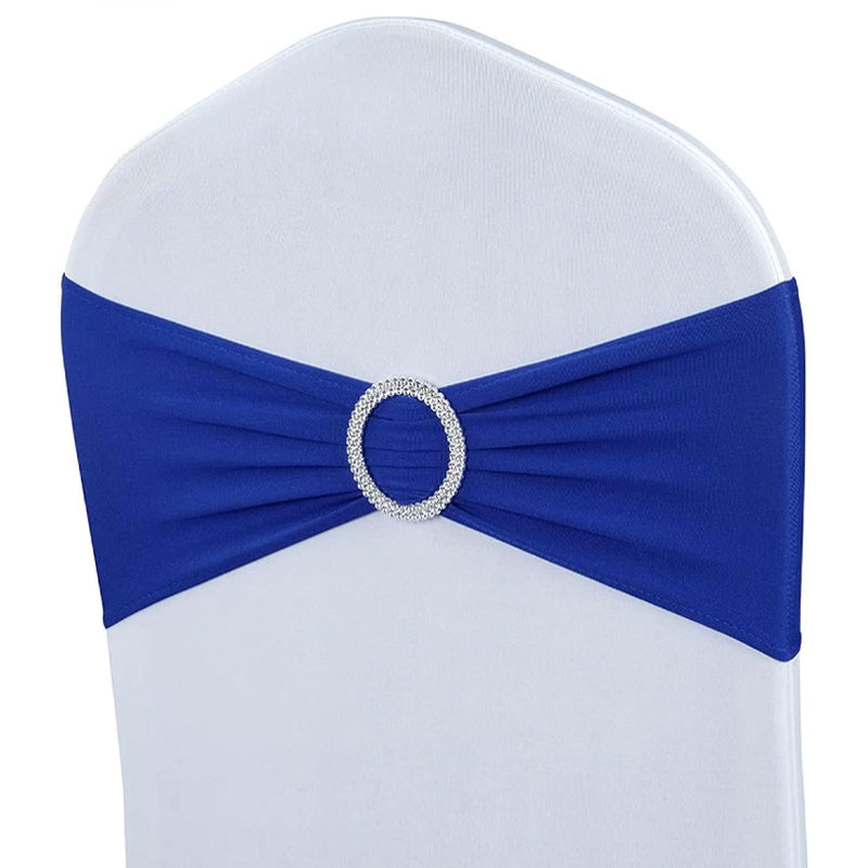 BowLift | Gold Stretch Spandex Chair Sashes 50PCS Chair Sashes Spandex Stretch Chair Bows