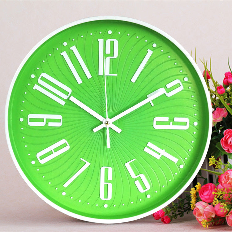 BowLift | Large Letter Classroom Silent Clock 30 cm Battery Operated