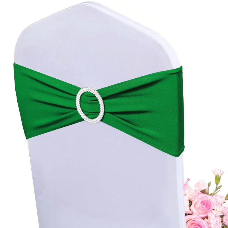BowLift | Gold Stretch Spandex Chair Sashes 50PCS Chair Sashes Spandex Stretch Chair Bows