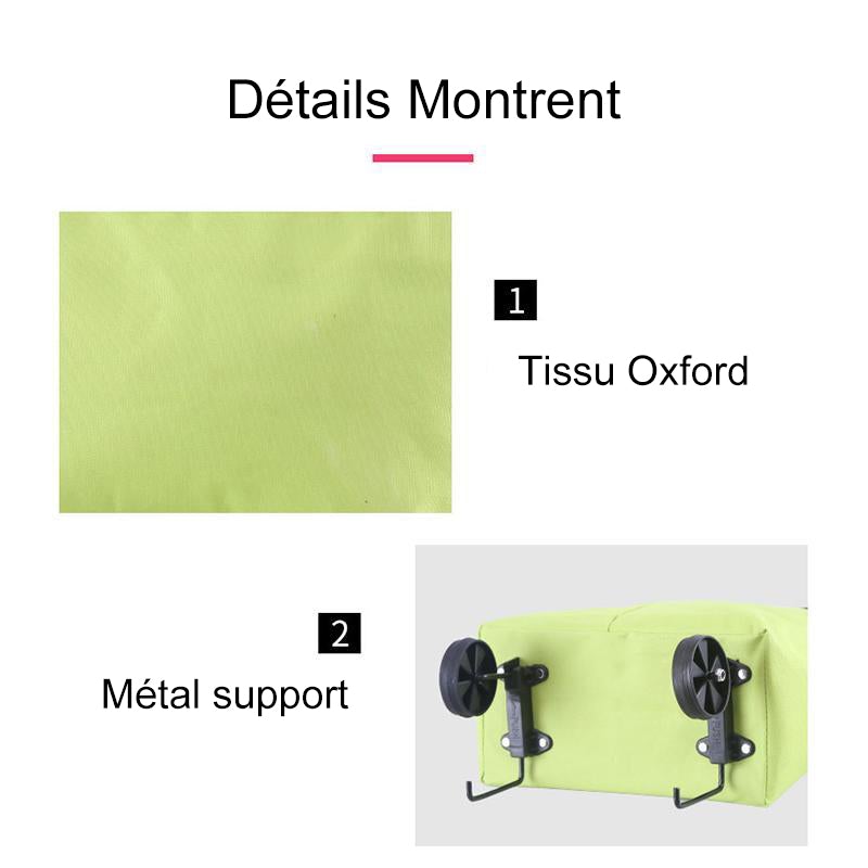 BowLift | Foldable shopping bag with wheels