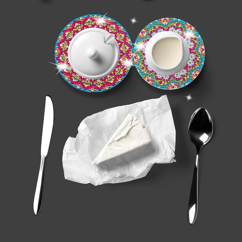 BowLift | Diamond Crafts Coaster Diamond Painting Coaster (Mandala)