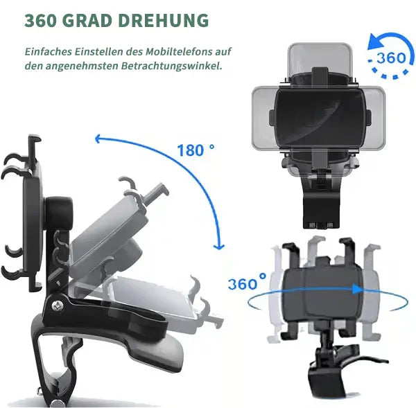 BowLift | 360° Redatable car phone holder – safely & flexibly mountable