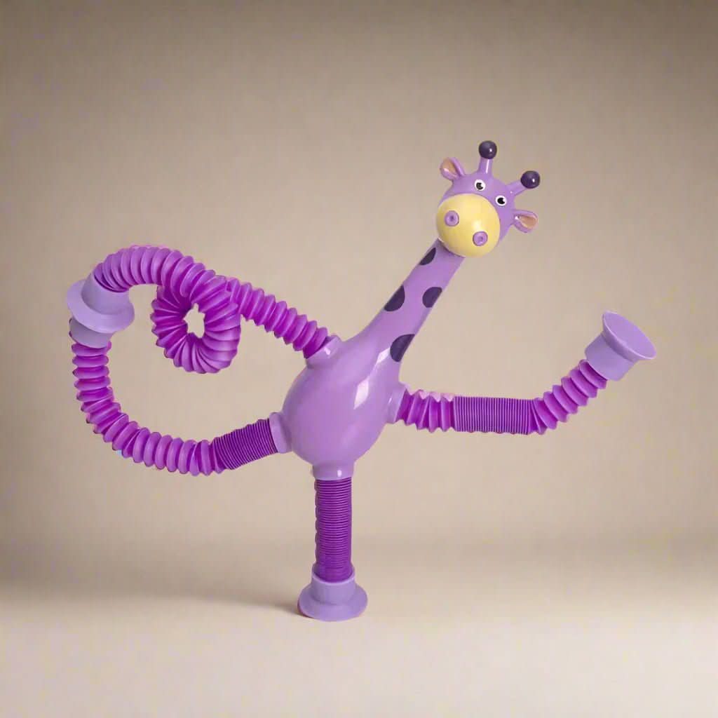 BowLift | FlexiGiraffe – Expandable suction cup toy for creative children