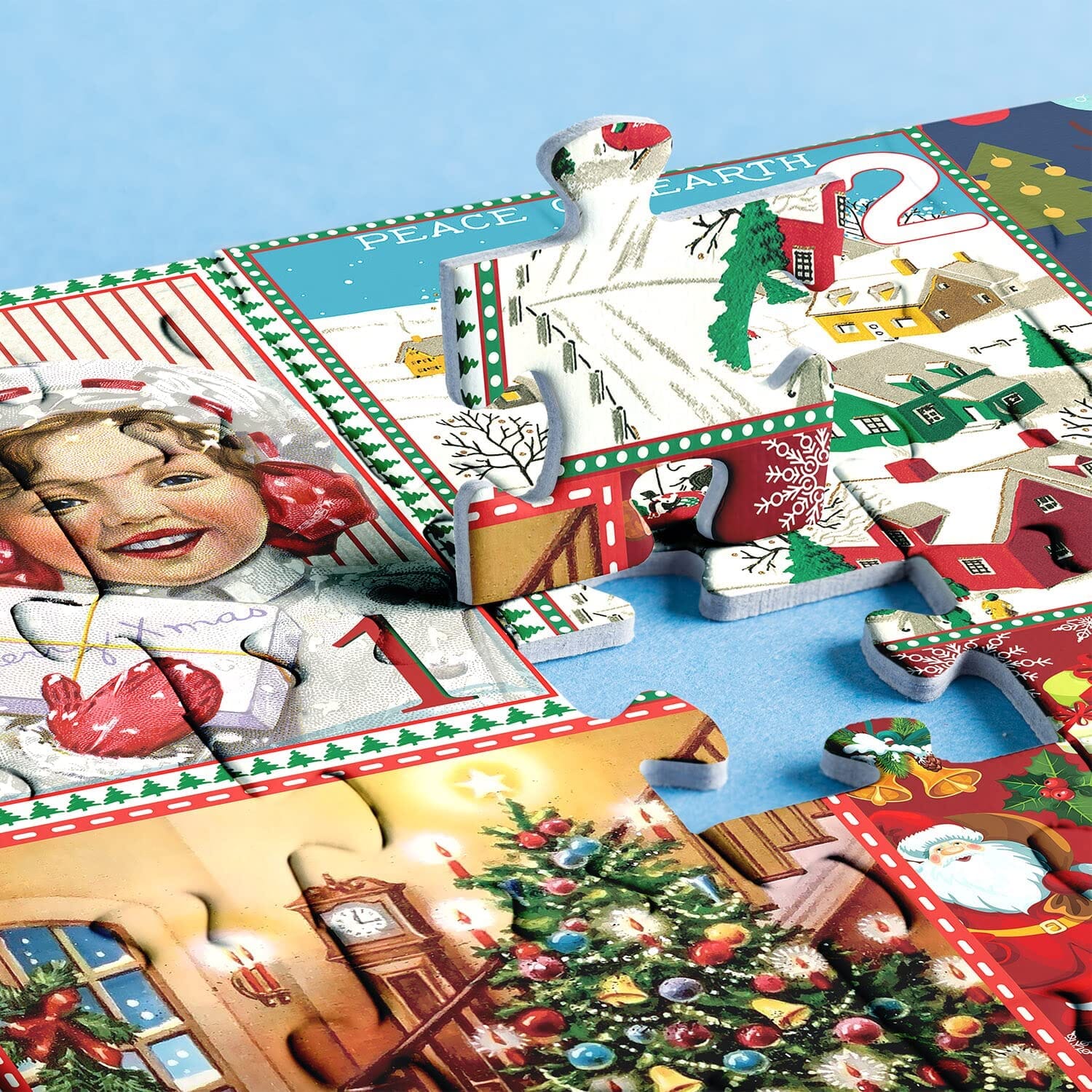 BowLift | Christmas Advent Calendar Puzzle Game 1000 Pieces