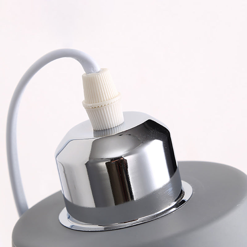 BowLift | Gray/White/Pink/Yellow/Blue/Green Cone Wall Lamp Minimalist Metal 1 Light Wall Mount Lamp for Nightstand