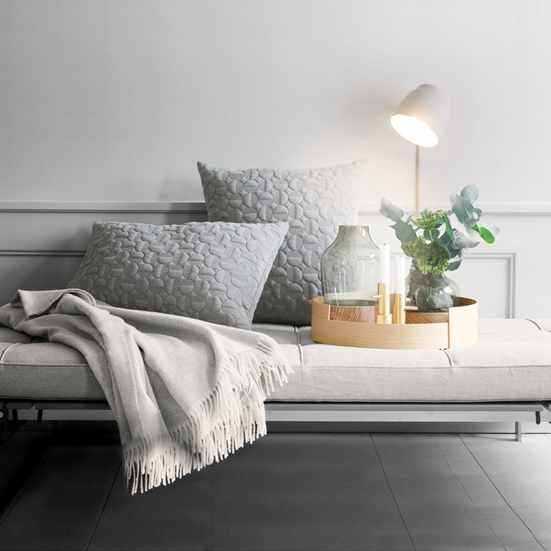 BowLift | Electrified Wall Lamp Modern Metal 10 cm B 1 Bulb Black/Gray/White Wall Light Sconces for Bedroom