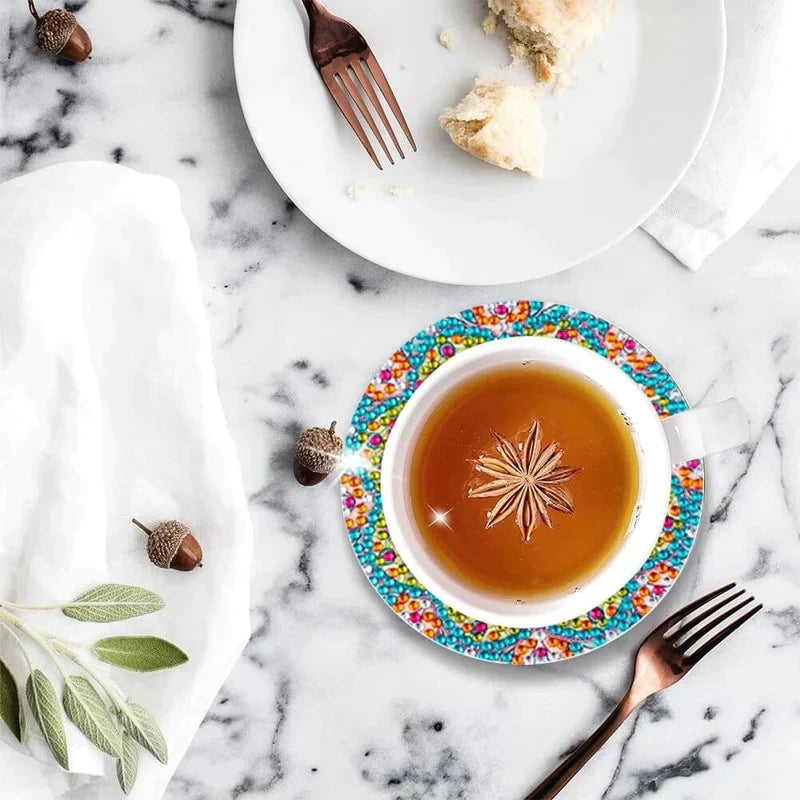 BowLift | Diamond Crafts Coaster Diamond Painting Coaster (Mandala)