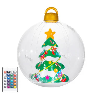 BowLift | Inflatable Outdoor Christmas Ball With Lights (LED)