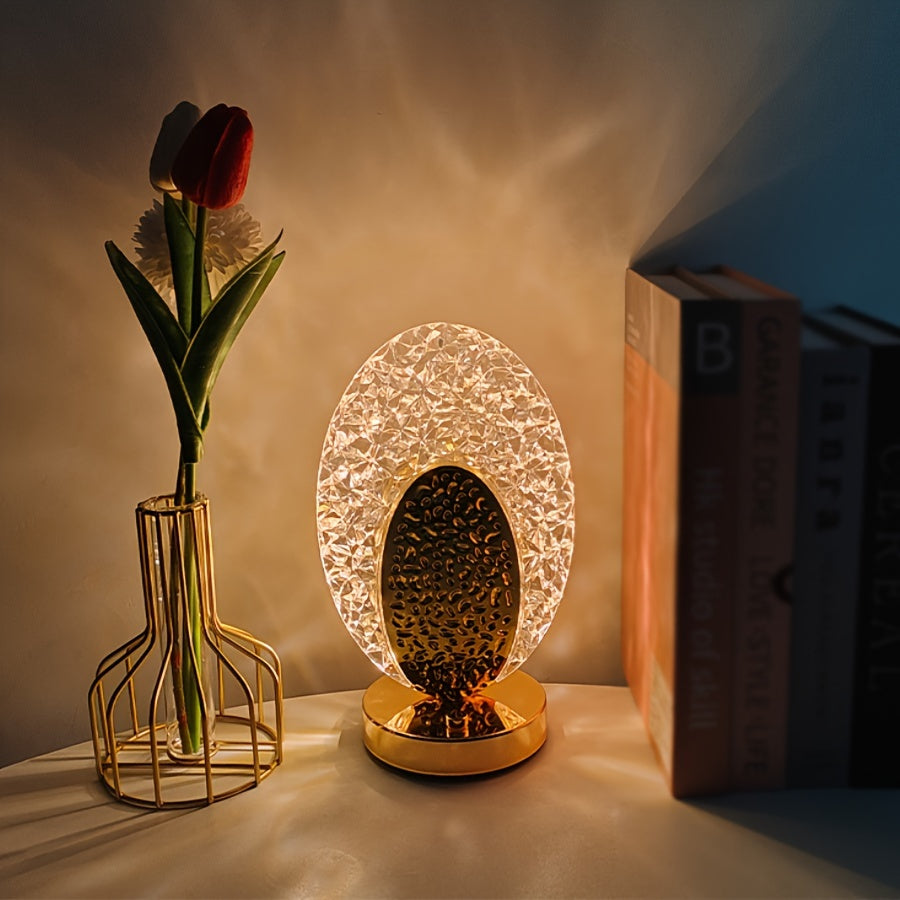 FeatherLamp - USB Touch Table Lamp with Unique Feather Design Bowlift