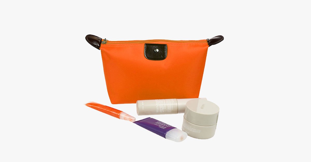 BowLift | Candy Cosmetic Travel Case - Nylon Bag - Zipper Closure - Perfect for Organizing Your Cosmetics!
