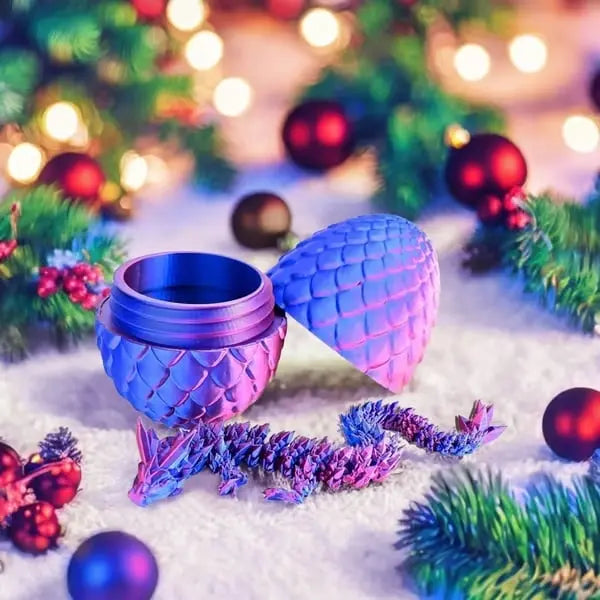 BowLift | 3D-Drachenei mit beweglichem Drachen – lebensmittelecht