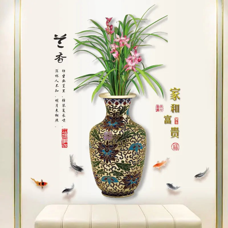 BowLift | 3D Wall Sticker Vase – Large Decor Made of Eco-Friendly PVC