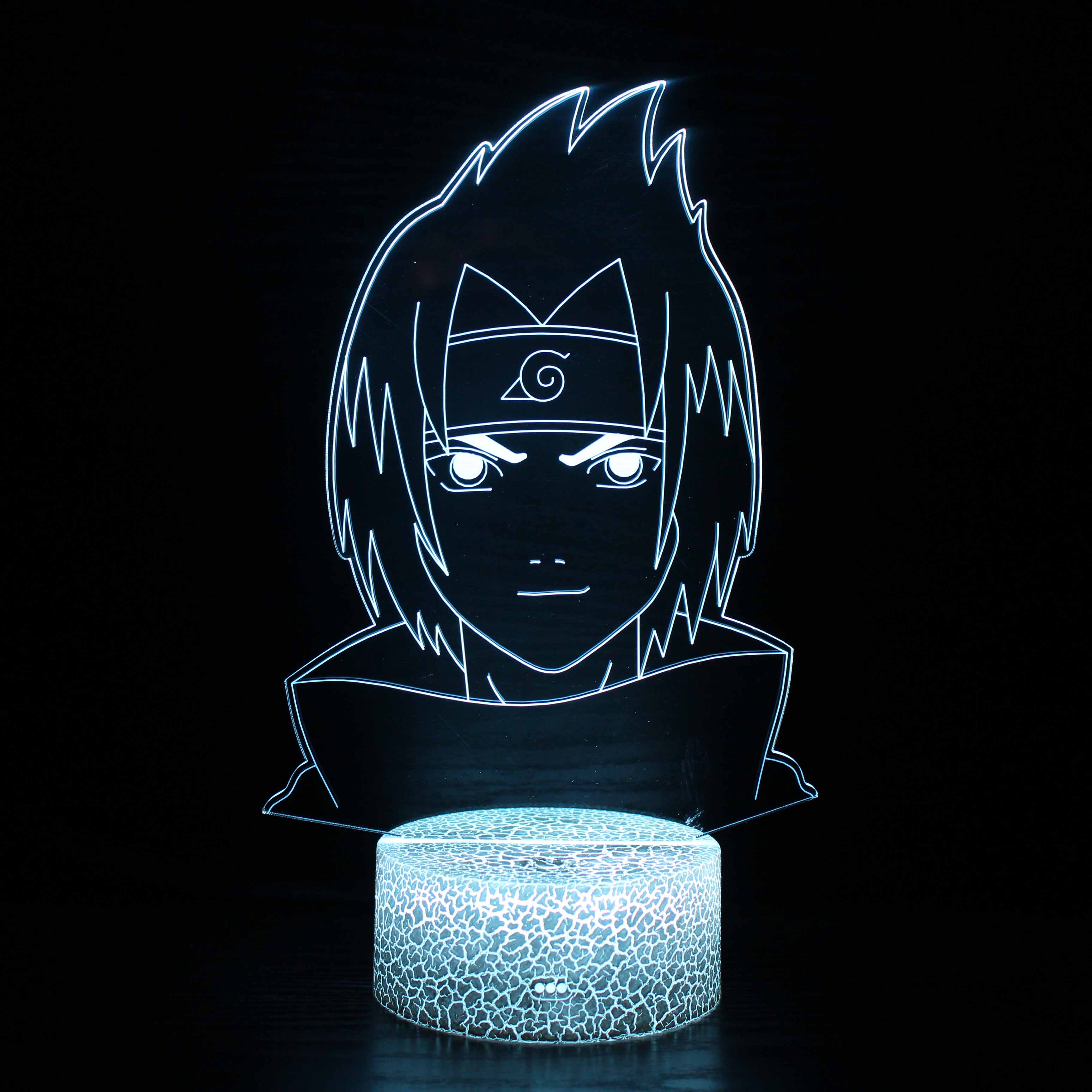 BowLift | Little Sasuke Naruto Character 3D Optical Illusion Lamp