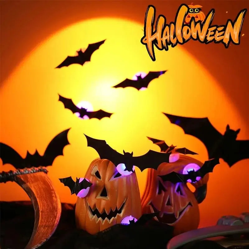 BowLift | 3D flying Halloween bat wall decorations