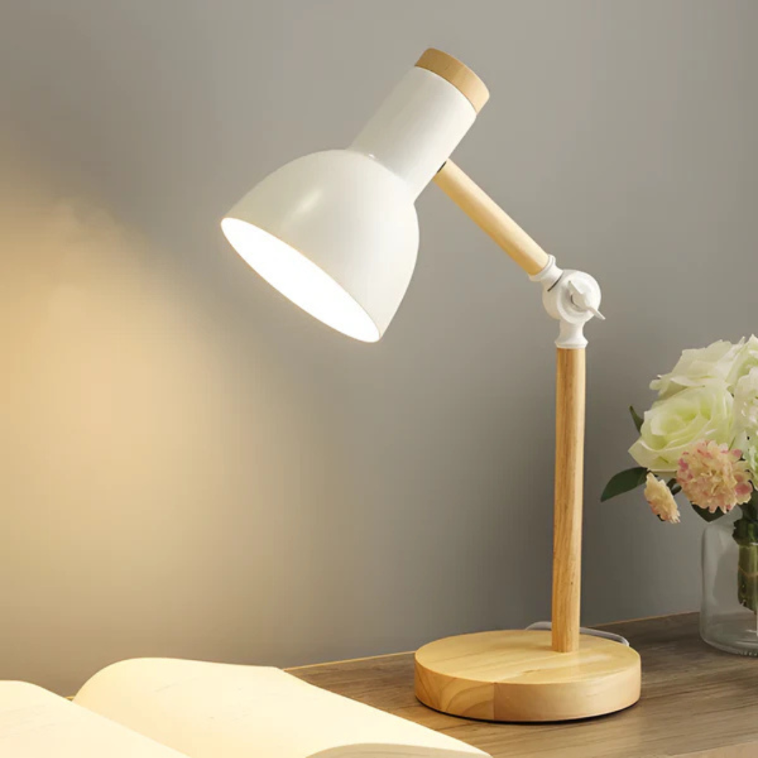 BowLift | Adjustable Macaron LED Table Lamp Made of Wood