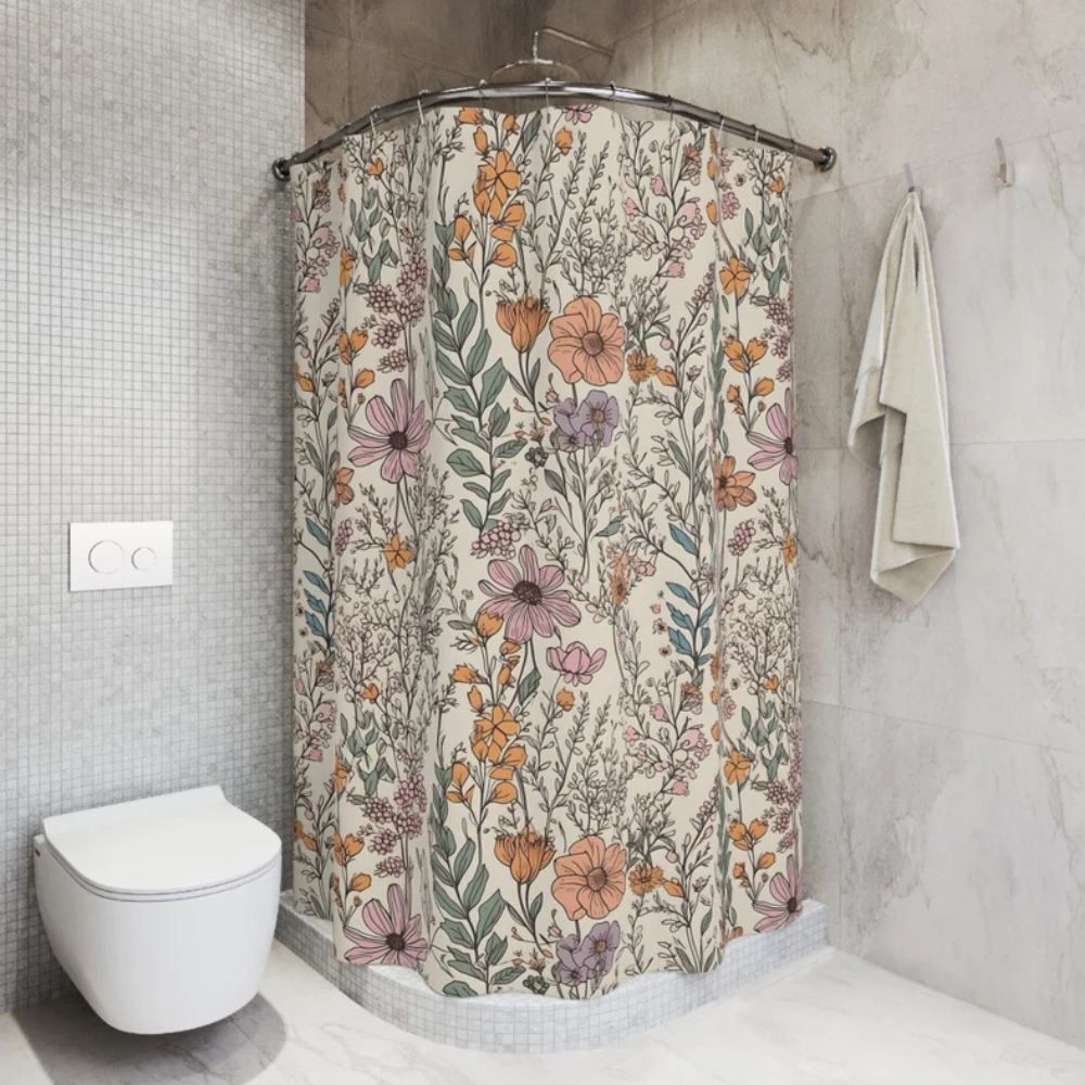 BowLift | Flourish Bloom Shower Curtain