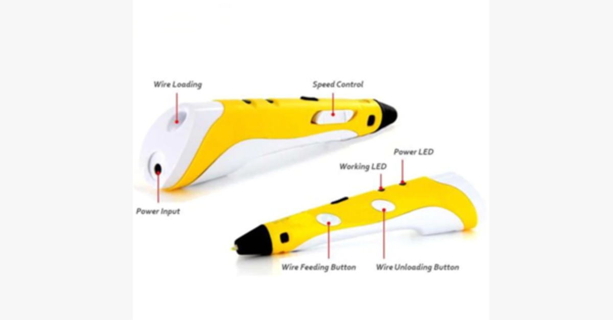 BowLift | Best 3D Printing Pen for Kids with Different Colors PLA Filament