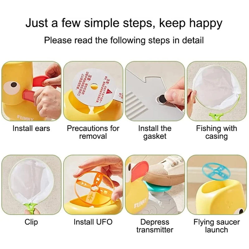 BowLift | Catapult Flying Saucer Toy