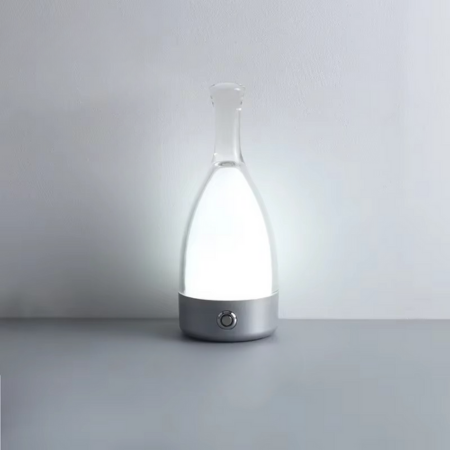 BowLift | Wine Bottle Desk Lamp with Bluetooth Speaker – Rechargeable Modern Bedside Night Light