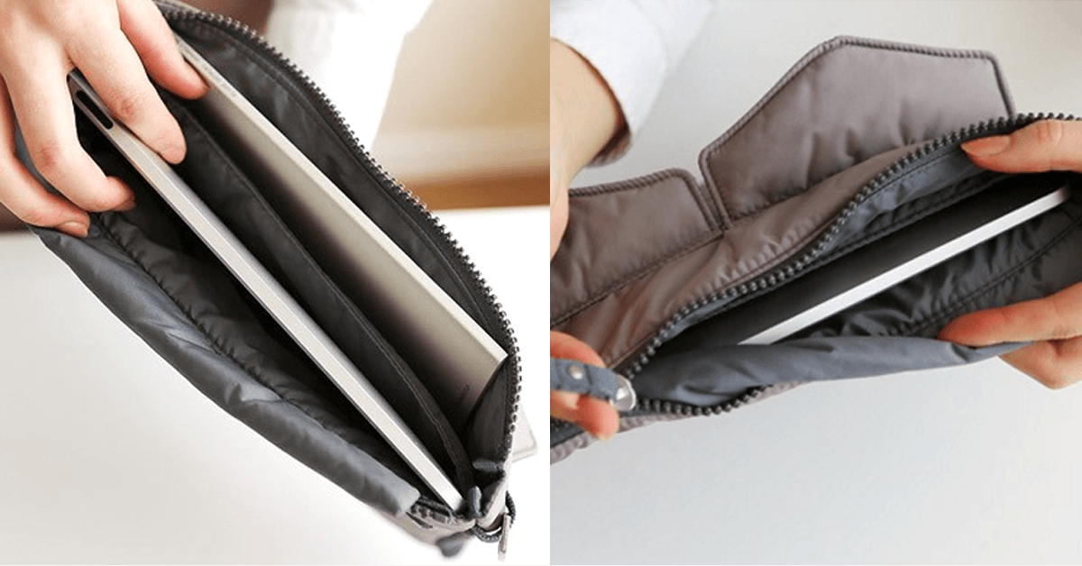 BowLift | Slim Bag-in-Bag - Made of polyester - Portable & small - Multiple zippered pockets - Easily fits in your suitcase