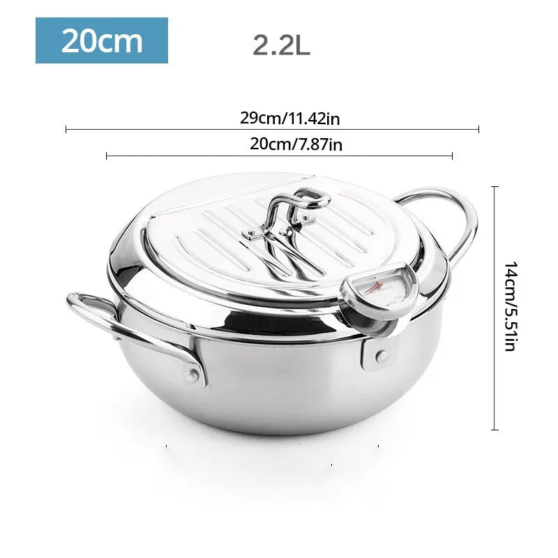 BowLift | Japanese Style Deep Frying Pot