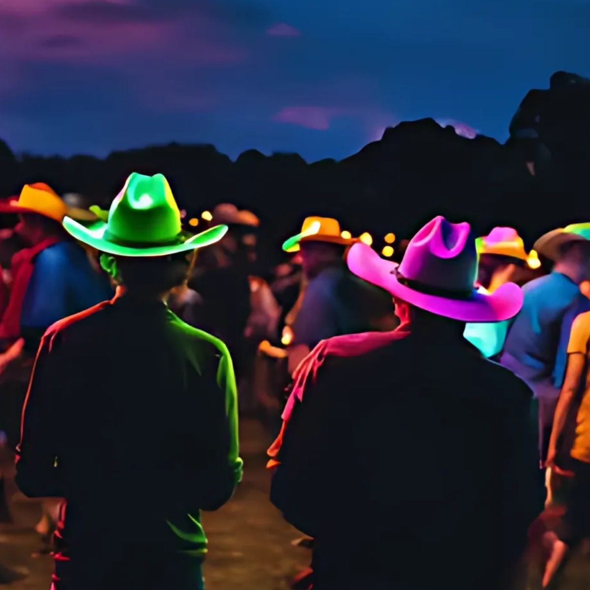 BowLift | GlowHat LED Light-Up Party Hat | Glow in the Dark with Multiple Flashing Modes