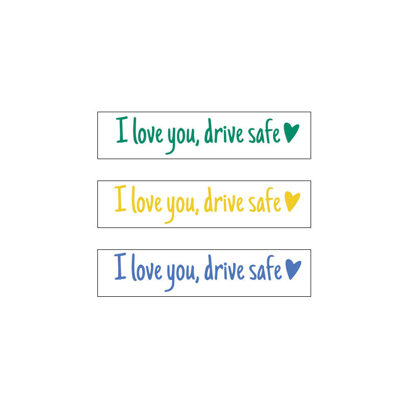 BowLift | I Love You Driving Safe Mirror Sticker