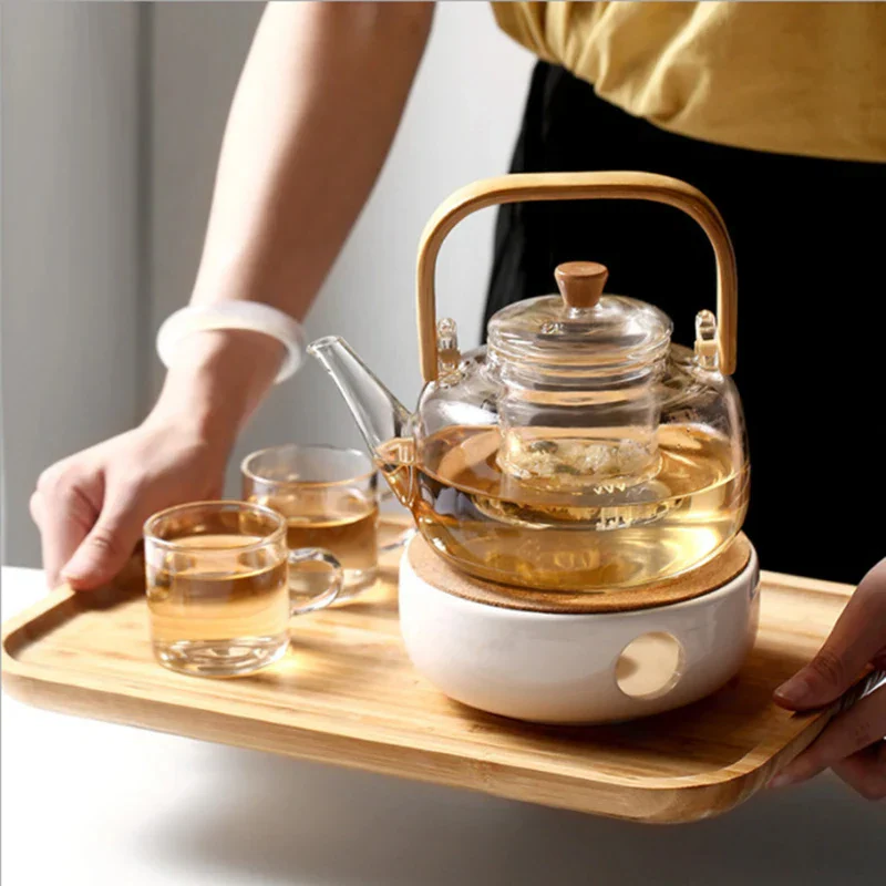 BowLift | Glass Teapot Heat-Resistant Borosilicate Glass Teapot Boiling Teapot