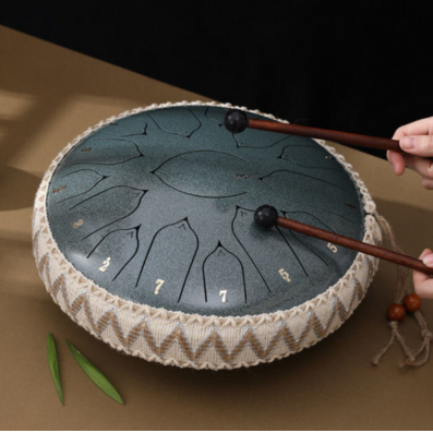 BowLift | EchoDrum – Steel Tongue Drum for Meditation, Yoga, and Relaxation