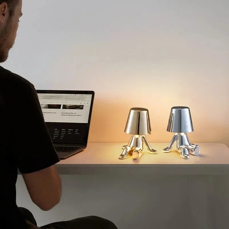 BowLift | Little Golden Man Table Lamp