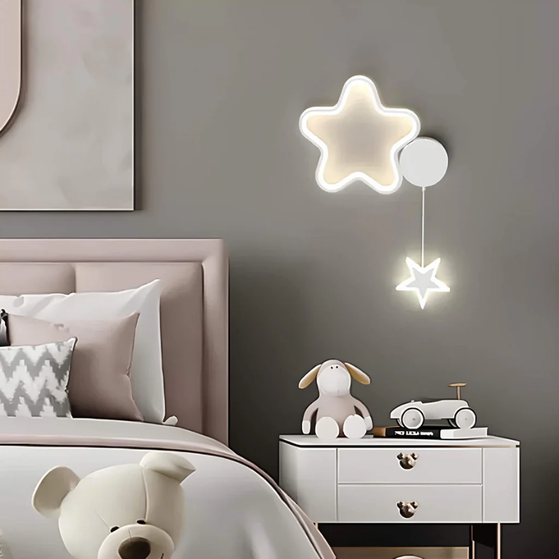 BowLift | DreamLight | Magical Wall Lamp with Clouds, Stars and Moon