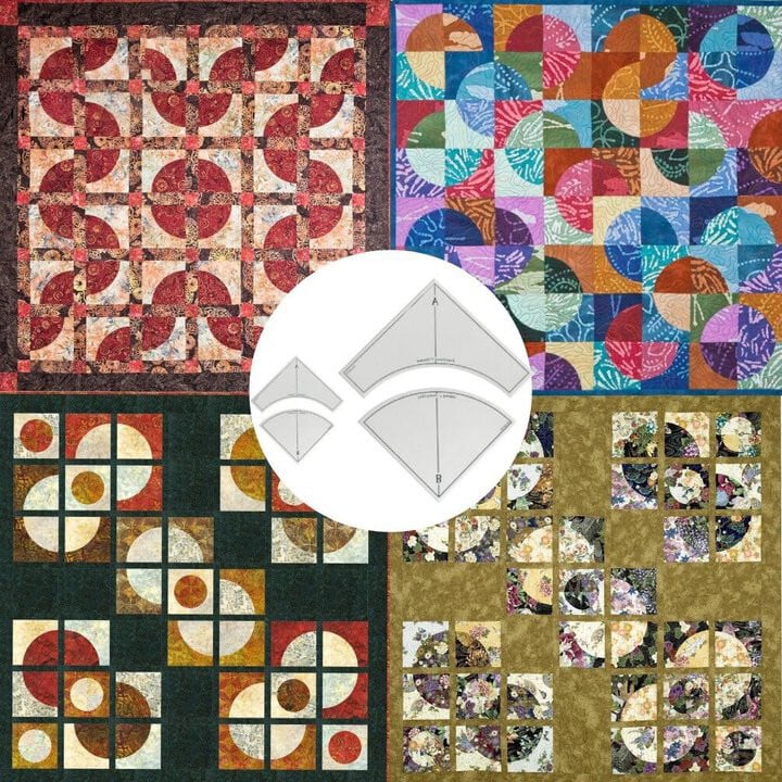 BowLift | Quick Curve Quilt Template Set