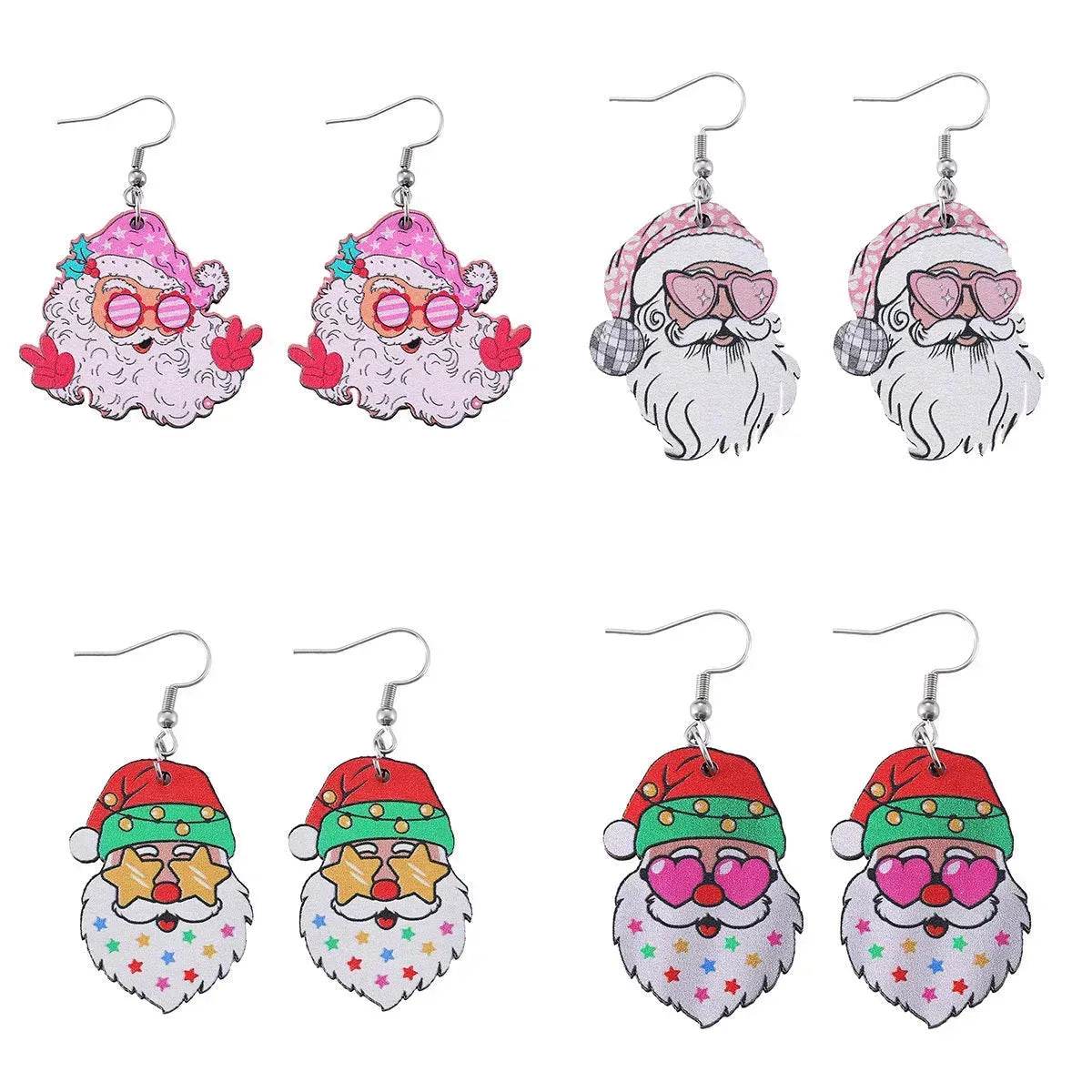 BowLift | Funny Santa Claus Earrings Christmas Pendant Earrings Gift