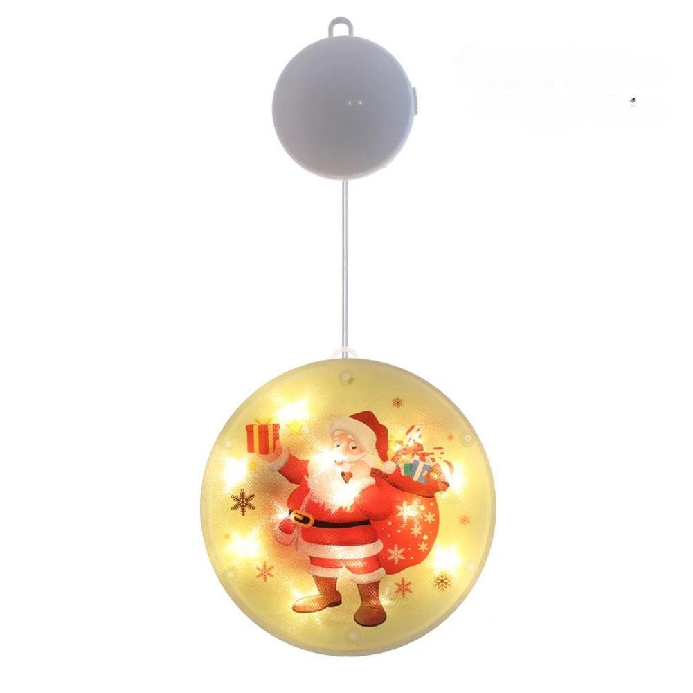 BowLift | Christmas Tree LED Window Lights – 3D Battery-Powered Fairy Glow with Easy Hang & Double-Sided Tape