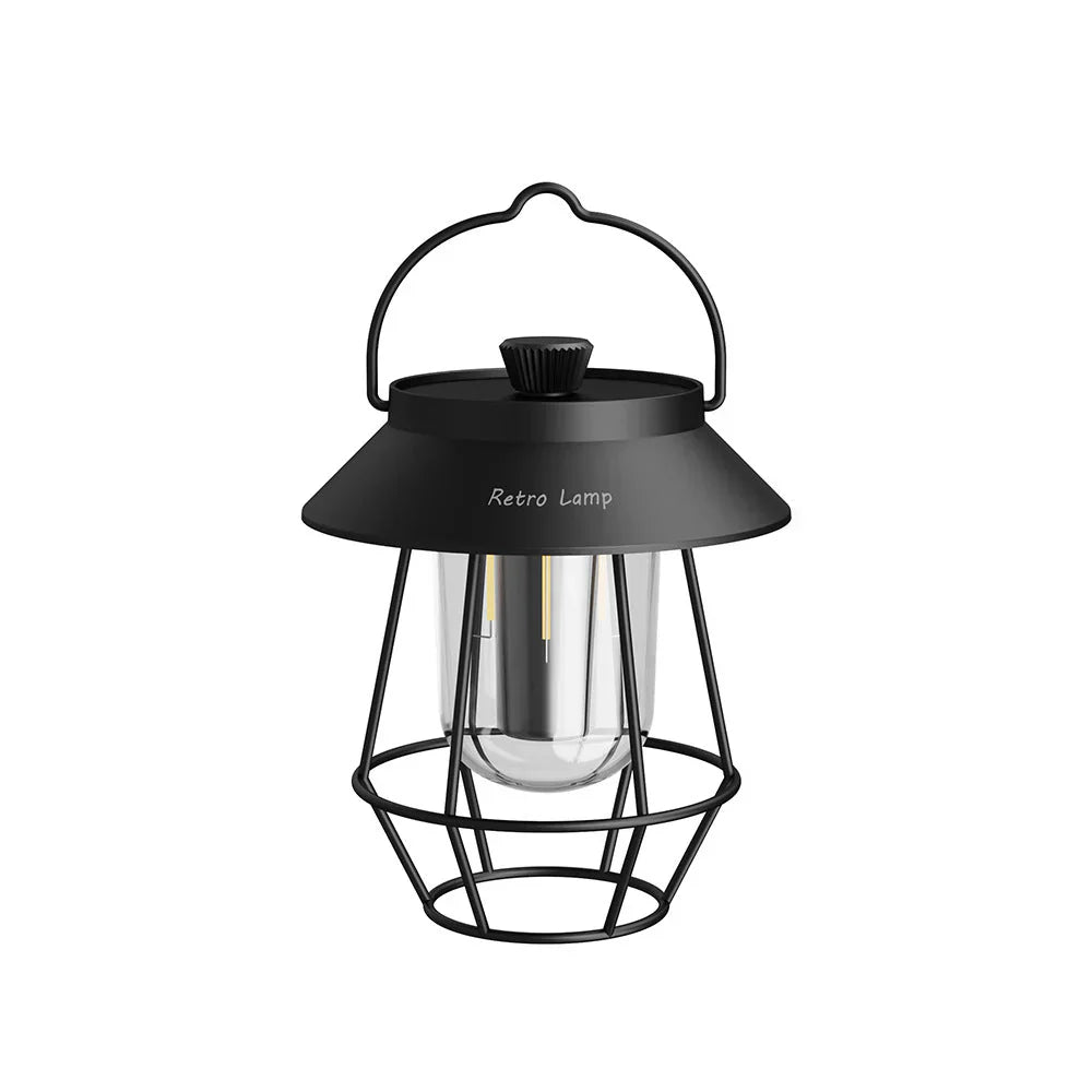 BowLift | LED Camping Lantern in Retro Design – Portable Lamp for Indoor and Outdoor