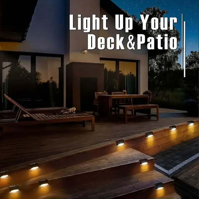 BowLift | 4-Pack: Solar Outdoor Garden Deck Lights