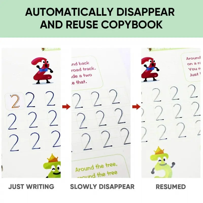 BowLift | 4-piece Reusable Learning Booklet Set for Children