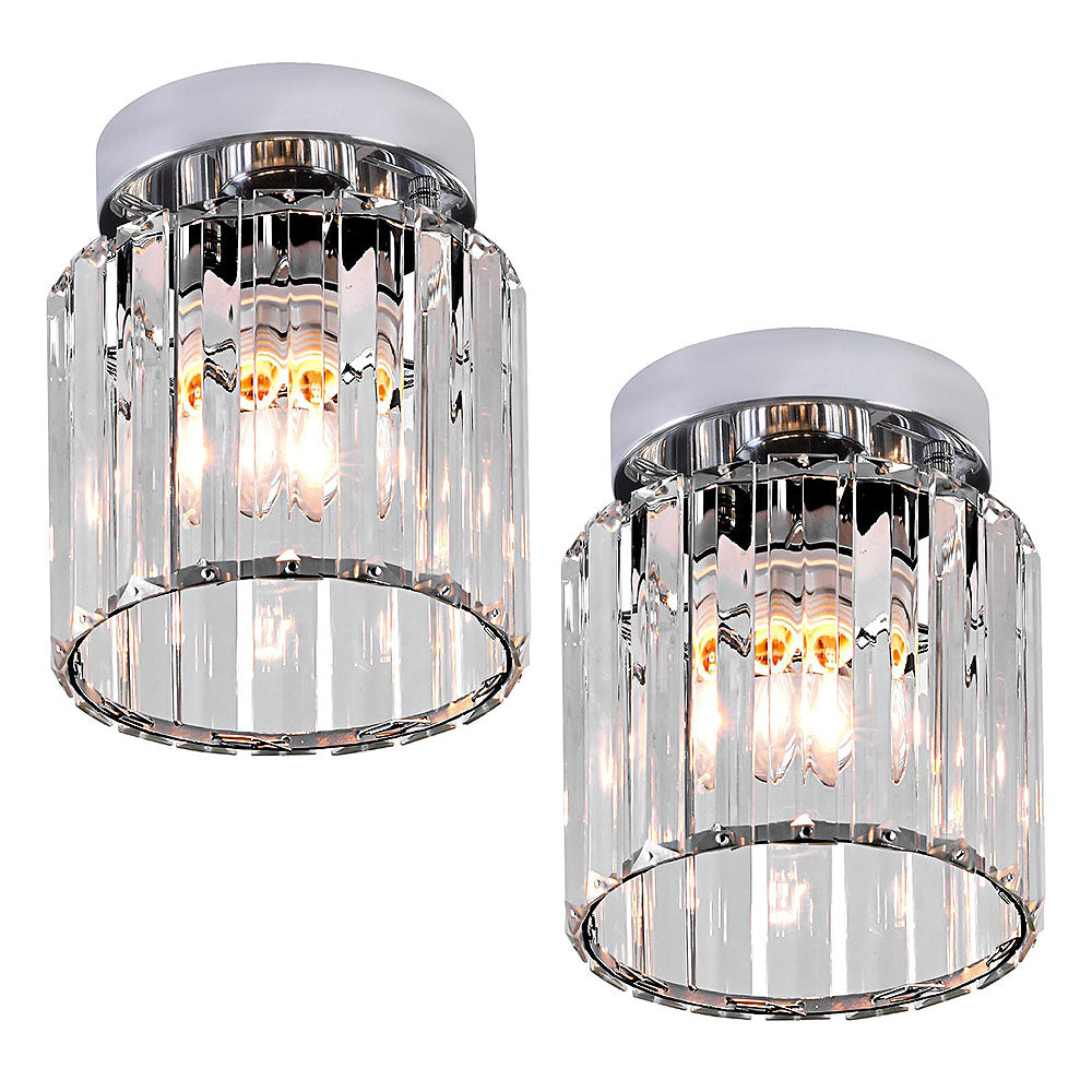 BowLift | Ceiling Light Crystal Flush Mount Modern Fixture