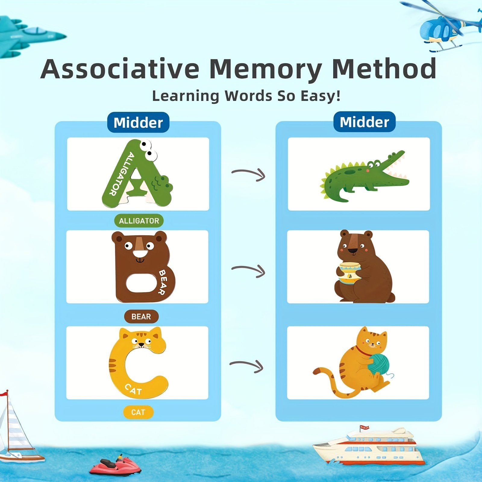 BowLift | Animal-shaped Magnetic Alphabet